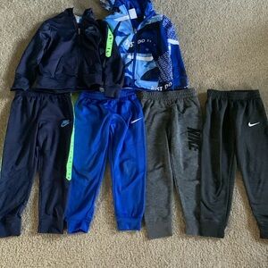 Boys nike bundle jogger and jacket size 6